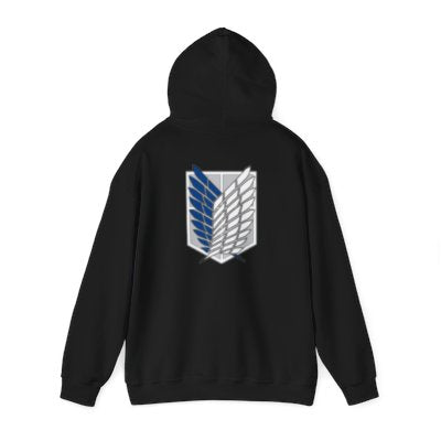 Black attack on Titan hoodie