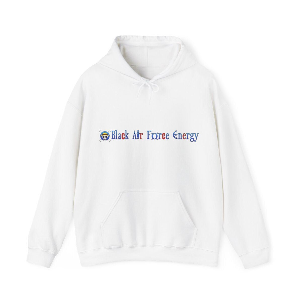 Anime Black Air Force Energy Hoodie