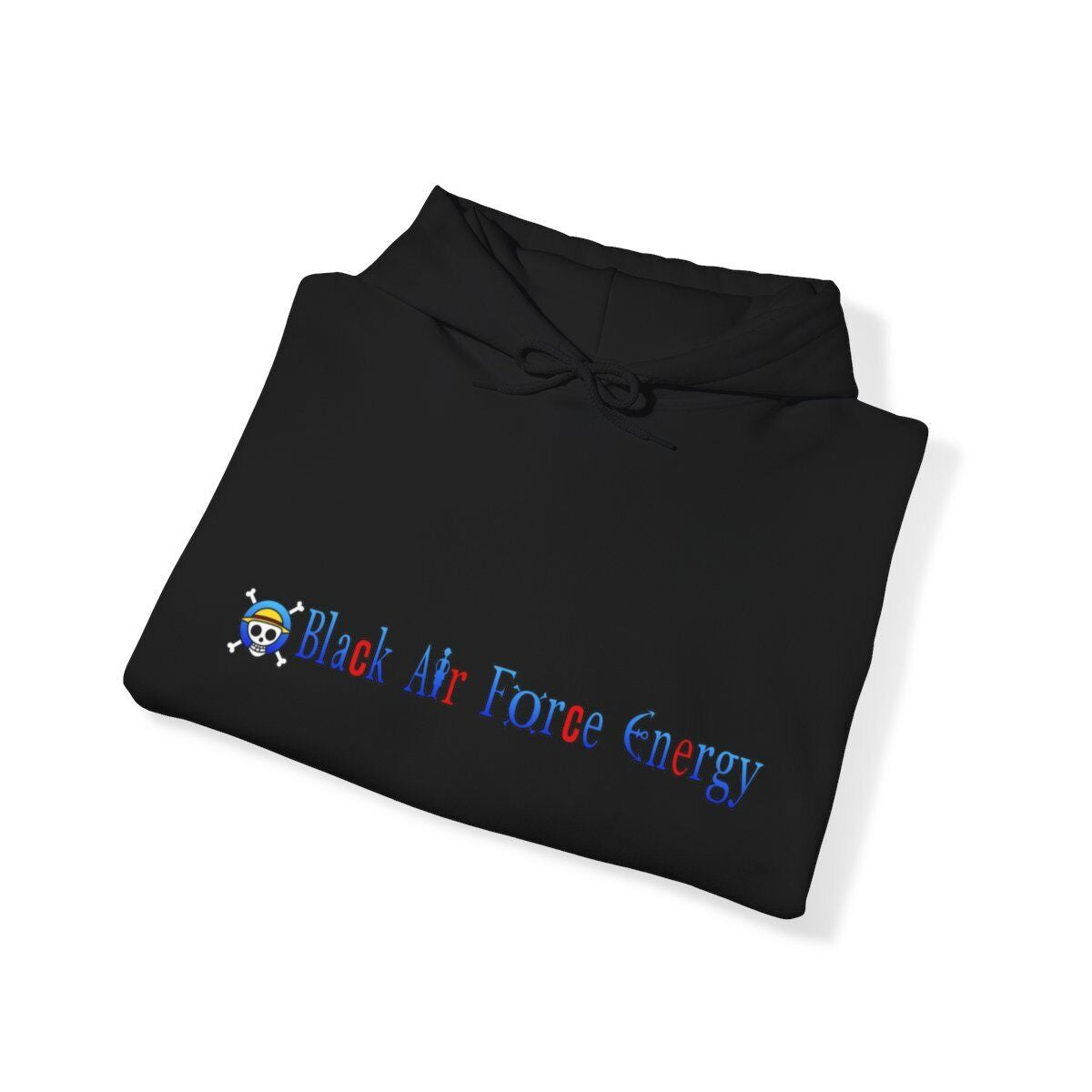 Anime Black Air Force Energy Hoodie