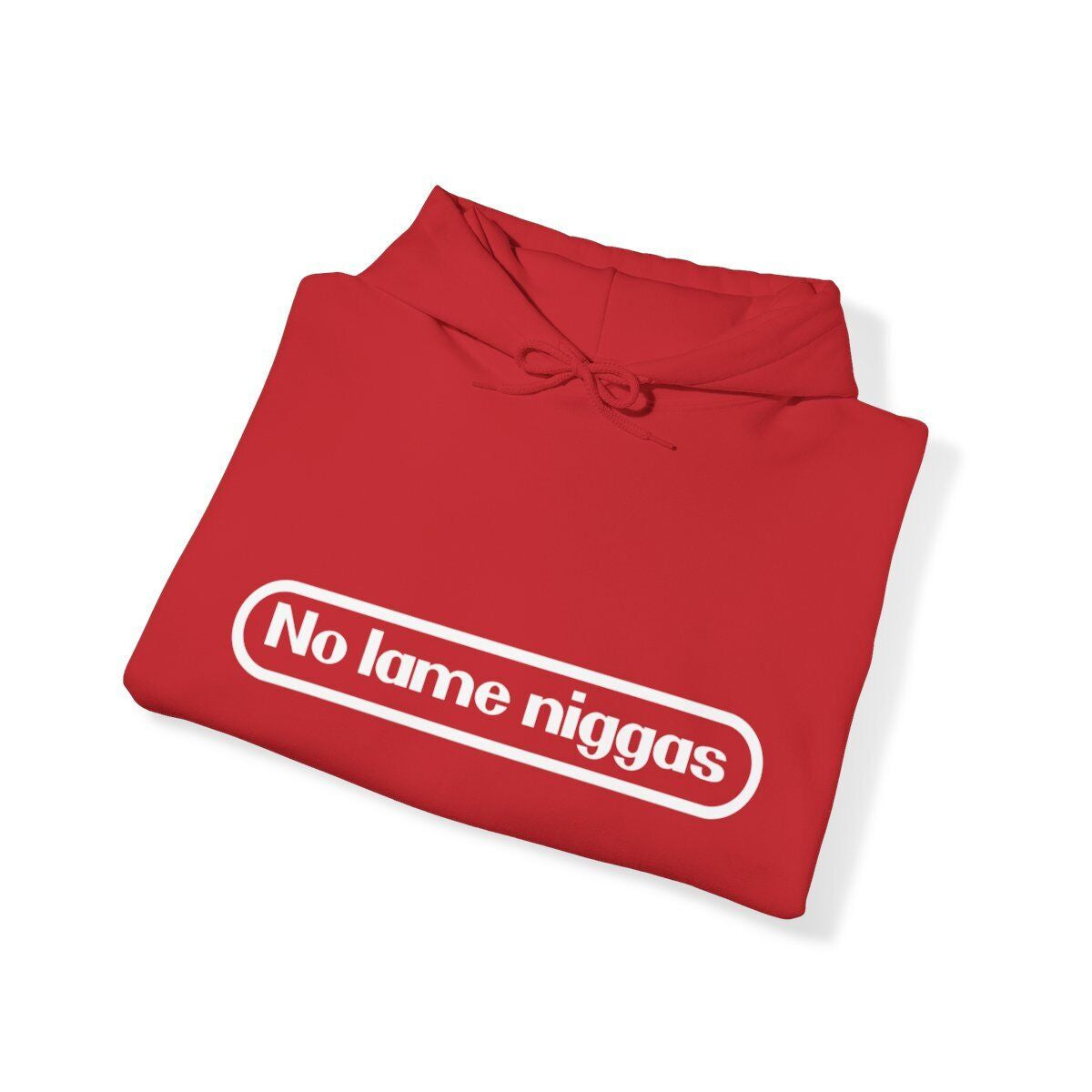 Funny Hoodie “No Lame Niggas”